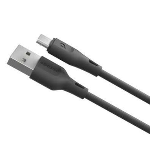 Porodo PVC Micro USB Cable 1.2M 2.4A - Black