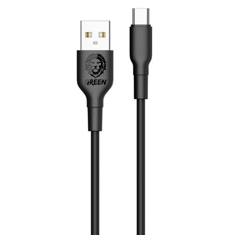 Green Lion USB-A to Type-C Charging Cable PVC 2A, 1.2M