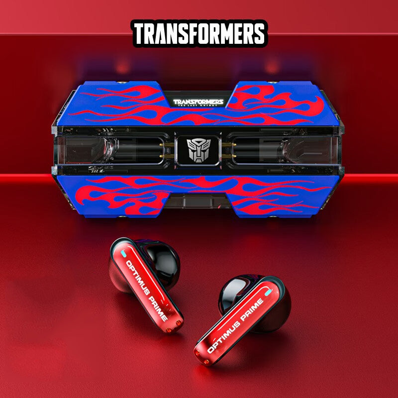 Transformers TF-T01 Bluetooth 5.3 TWS Earphones: Low Latency, HiFi Stereo, Dual Mode for Gaming and Music