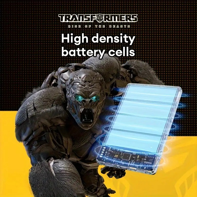 Transformers Power Bank: TF-D01 Transformers Edition - Fast Charging Harness with Advanced Safety Technology