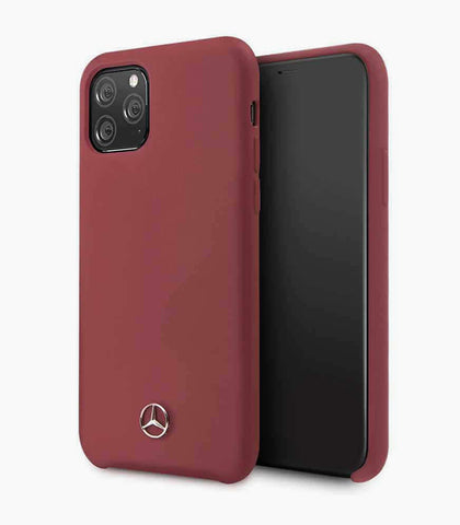 CG Mobile Mercedes-Benz iPhone 13 Pro Silicone Case - Red