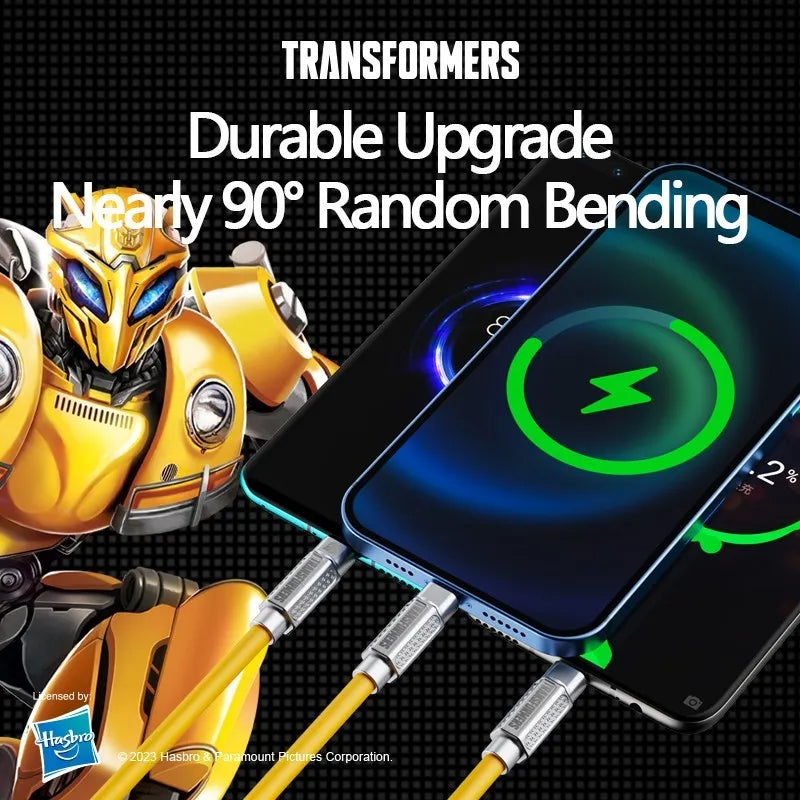 Transformers TF-A03: 3.5A Stable Fast Charging Three-in-One USB Type-C Interface with PD Port