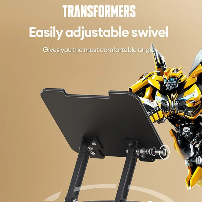 TRANSFORMERS TF-X02 Aluminum Portable Alloy  Foldable Adjustable Non-slip  Laptop Holder for Notebook Computer Lifting Cooling