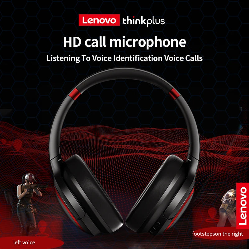 Lenovo TH40: Stereo TWS Wireless Bluetooth Earphones for Sports, HIFI Sound, Smart Noise Cancelling, With Mic