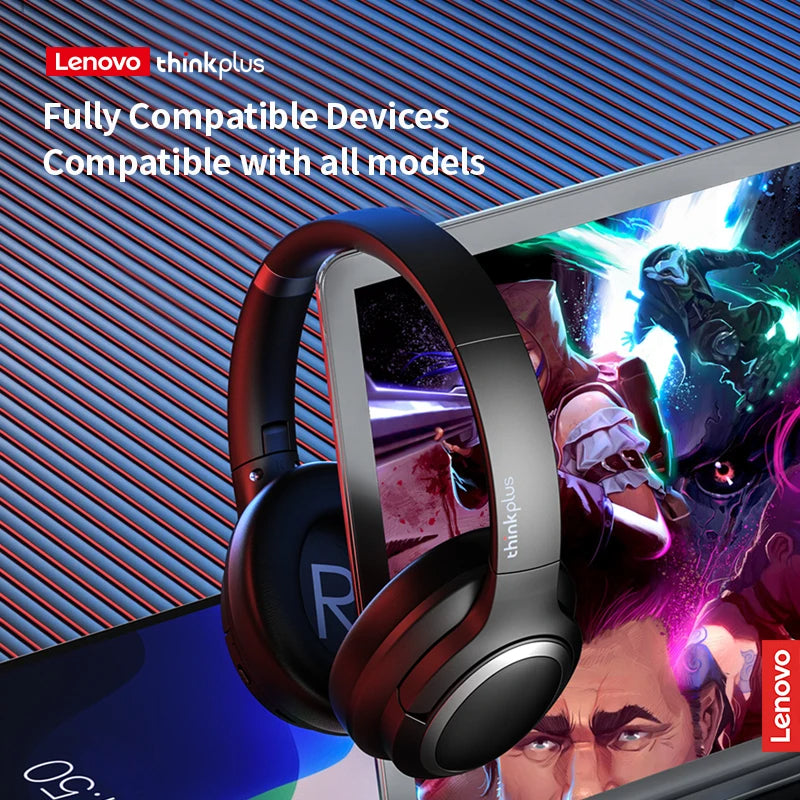 Lenovo TH40: Stereo TWS Wireless Bluetooth Earphones for Sports, HIFI Sound, Smart Noise Cancelling, With Mic