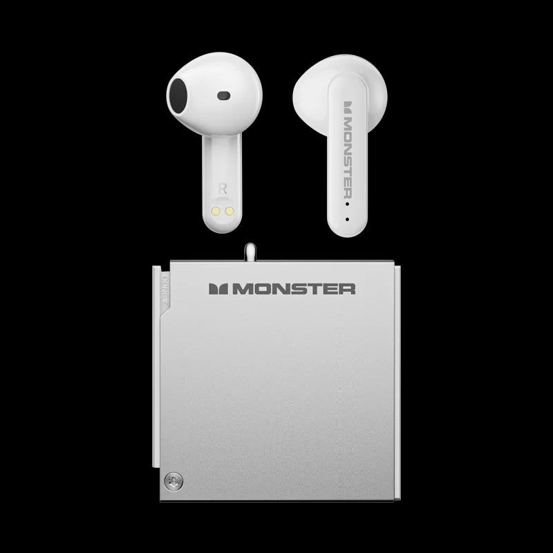 Monster XKT17 Gaming Headset: TWS Wireless Bluetooth Earphones with Sport Earbuds, Noise Reduction, Low Latency, Headphones Mic