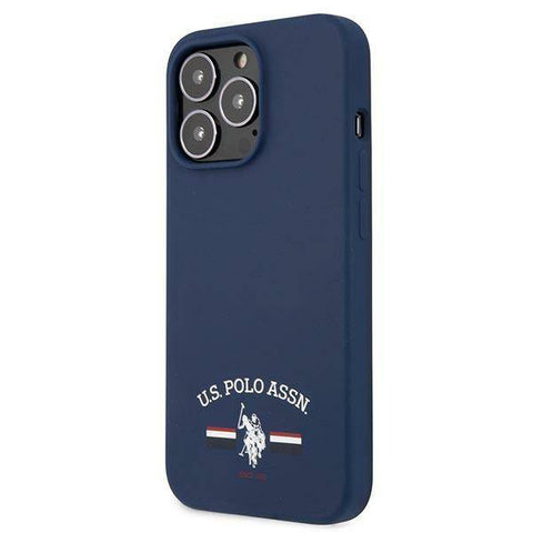 U.S.Polo Assn Iphone 13 Pro Silicon Case - Blue