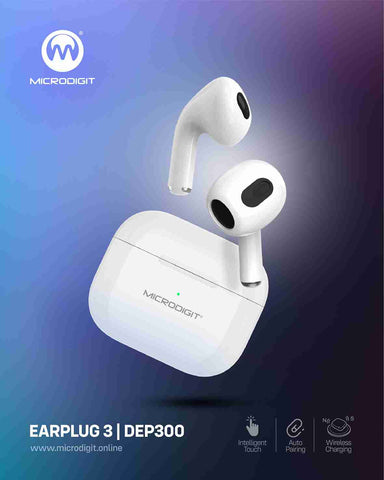 Microdigit DEP300 Earplug 3 Bluetooth Headset