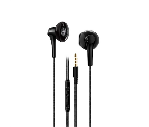 HeatZ ZE18 Mono Bass Ear Phone with 3.5 mm Connector - Black