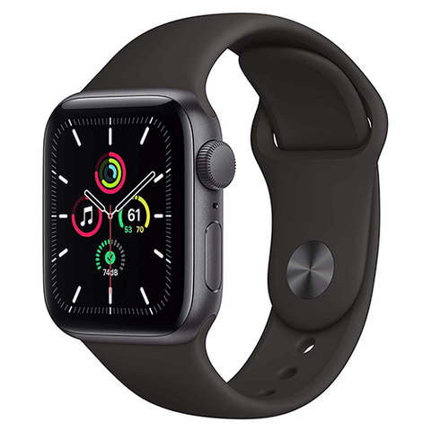 Apple Watch SE Midnight Aluminum Case with built-in GPS 44MM