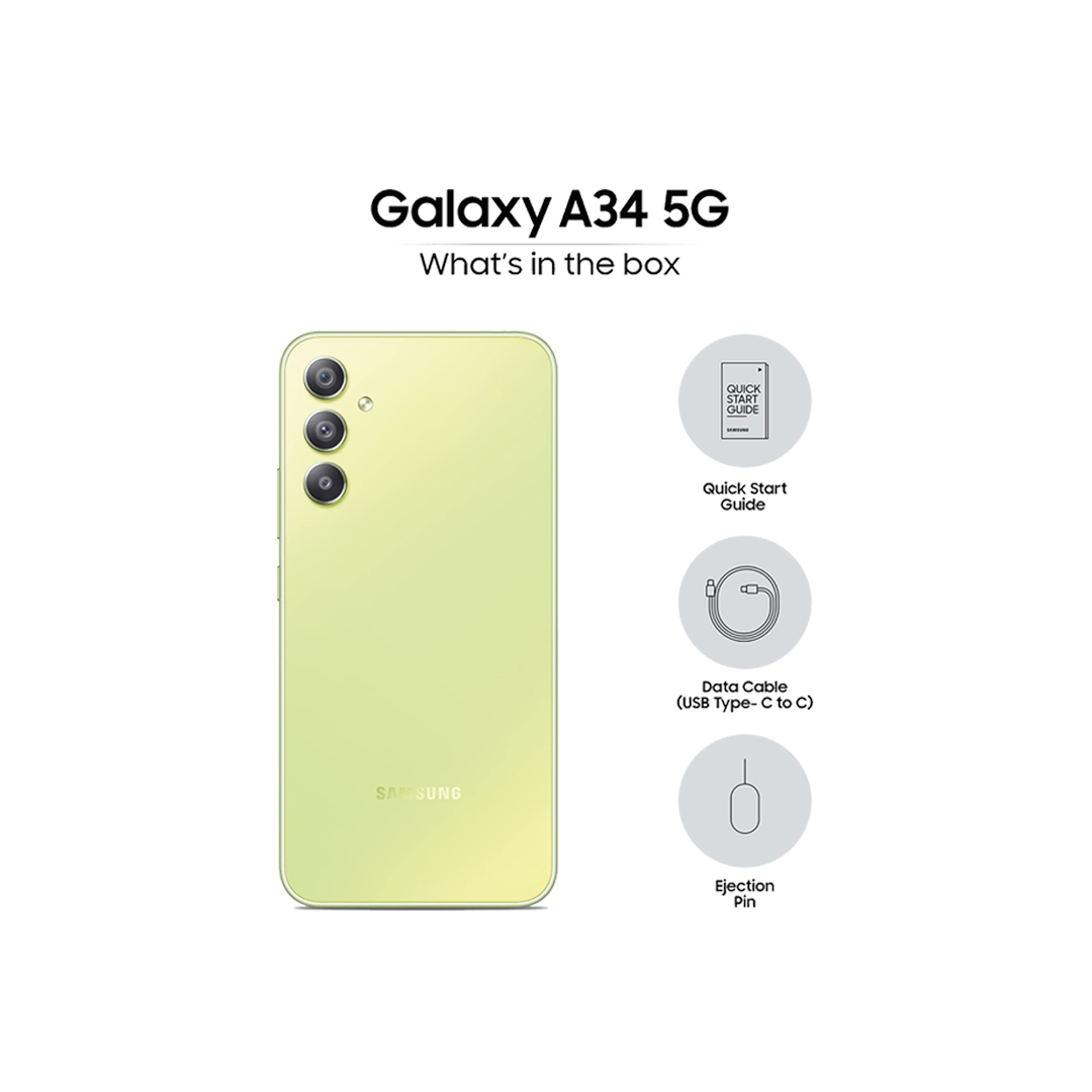 Samsung Galaxy A34 5G 8GB 256GB – Awesome Lime