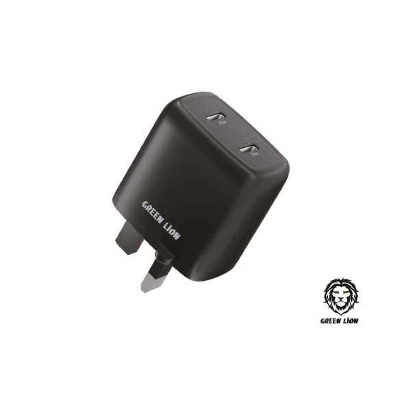 Green Lion Dual Port USB-C Wall Charger 40W