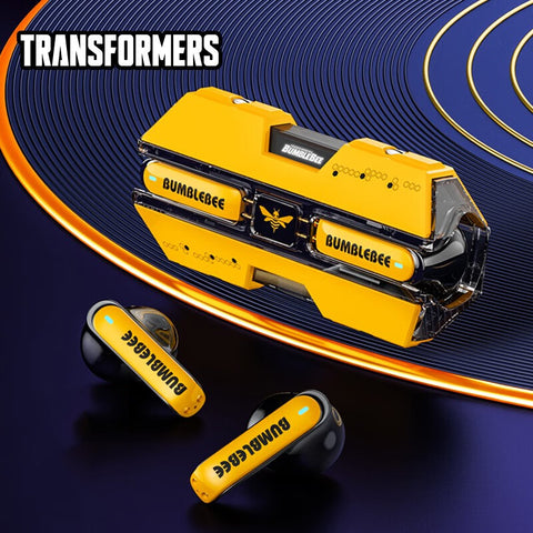 Transformers TF-T01 Bluetooth 5.3 TWS Earphones: Low Latency, HiFi Stereo, Dual Mode for Gaming and Music