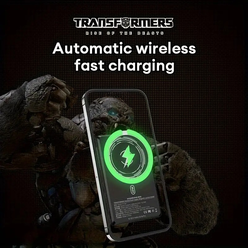 Transformers Power Bank: TF-D01 Transformers Edition - Fast Charging Harness with Advanced Safety Technology