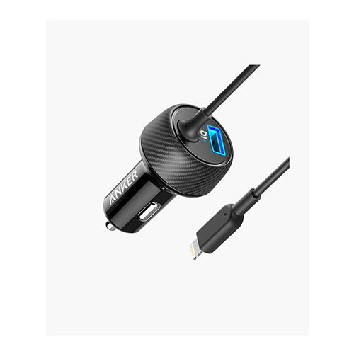 Anker PowerDrive 2 Elite Lightning – Black