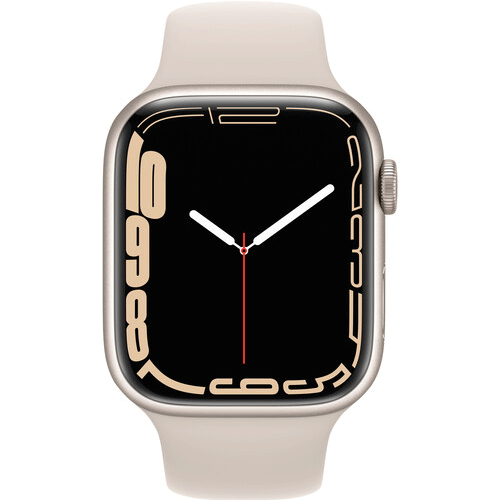 Apple Watch Series 7 GPS 45mm Aluminium Case with Sport Band Starlight