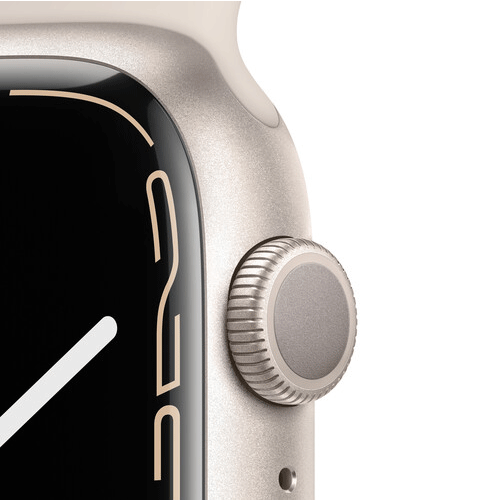 Apple Watch Series 7 GPS 45mm Aluminium Case with Sport Band Starlight