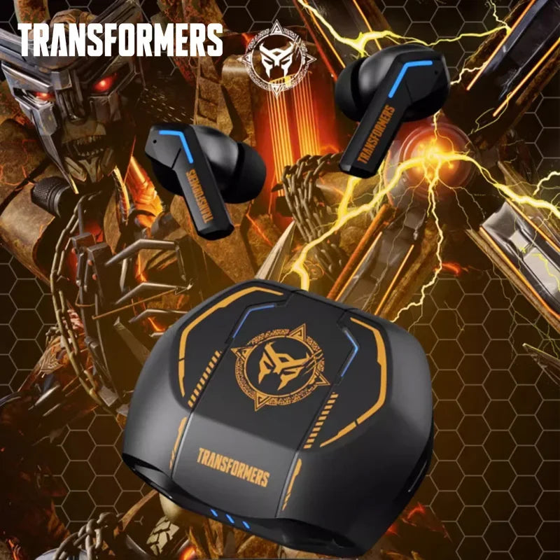 Transformers TF-T06 Bluetooth 5.3 Headset: Dual Mode, Noise Reduction, HIFI Earbuds for Gaming with Stable Connection