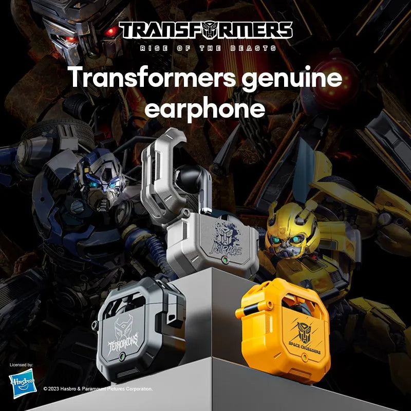 Transformers TF-T12 Bluetooth 5.3 Wireless Earphones: Low Latency, HiFi Stereo, Portable Headset