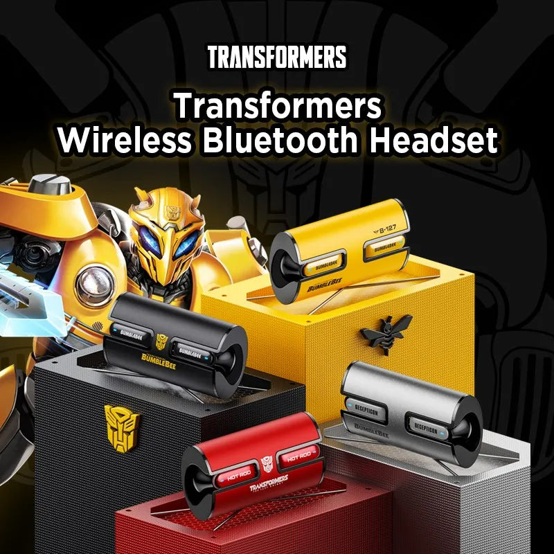 TRANSFORMERS TF-T02 TWS Bluetooth 5.3 Wireless Earphones: Dual Mode for Gaming and Music, Low Latency, HiFi Stereo Sound Headphones