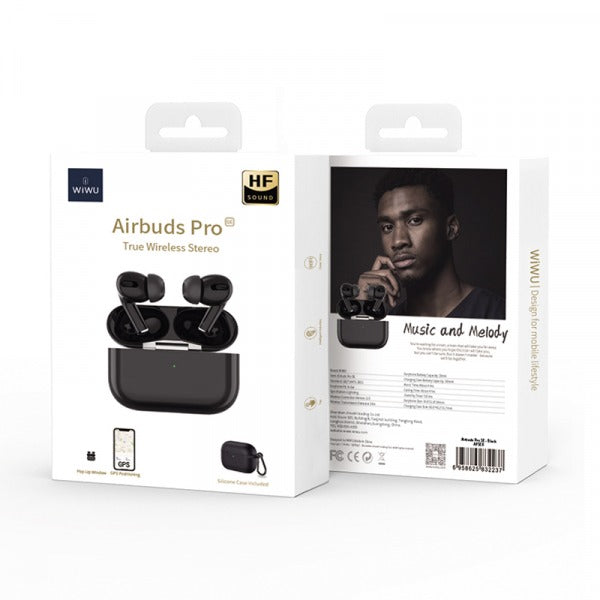 WIWU Airbuds Pro 2 SE: Black True Wireless Earbuds