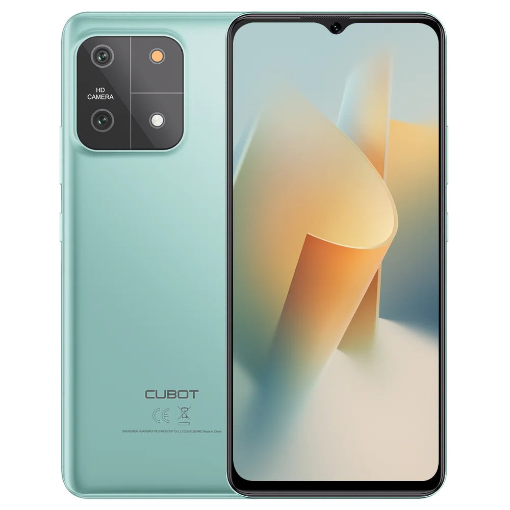 Cubot A1, Smartphone Android 13, Octa-core 8GB RAM, 128GB ROM, 6.56'' HD+ Screen, 13MP Camera, 5100mAh, Face ID