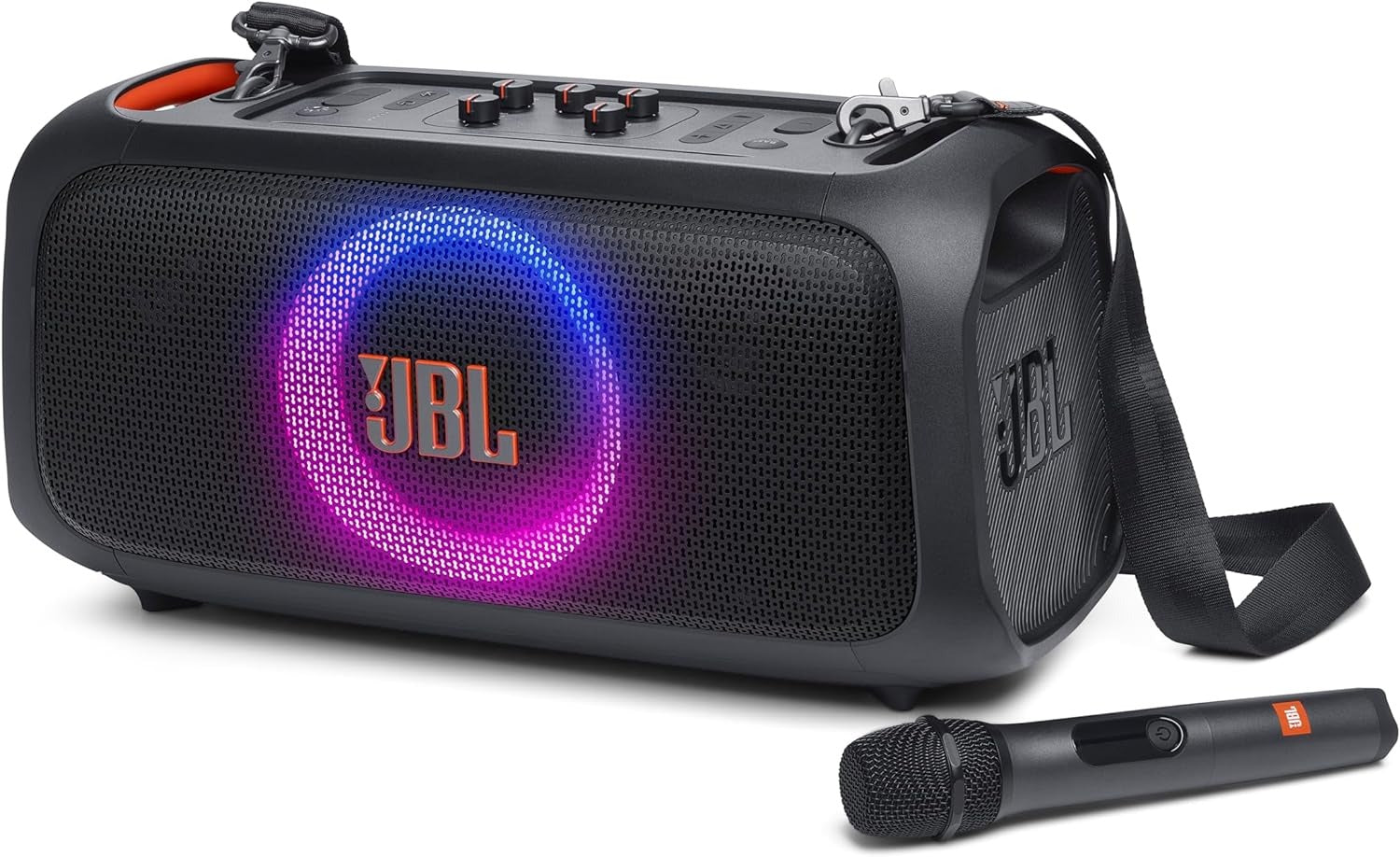 PartyBox On-The-Go Essential: Dual Mic Portable Bluetooth Speaker System