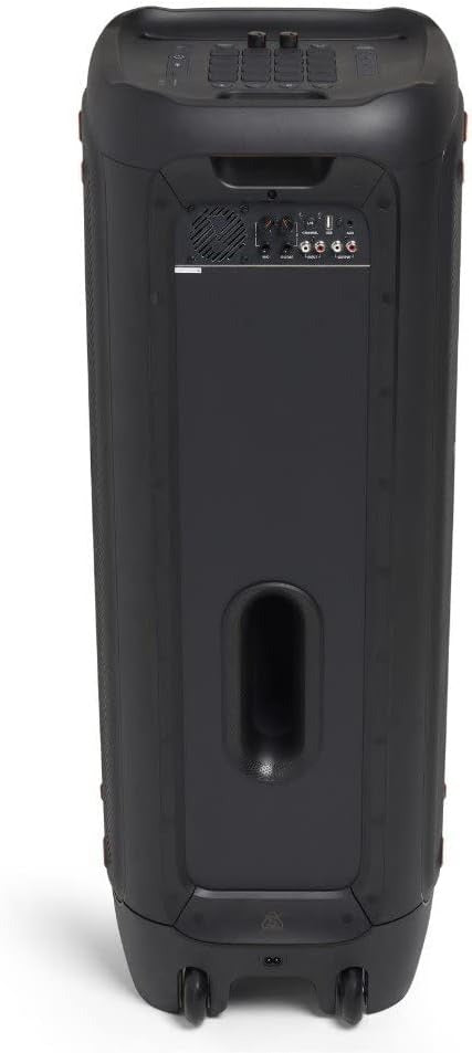JBL PartyBox 1000: Powerful Bluetooth Speaker with Light Shows, DJ Pad, Mic & Guitar Inputs, USB, Wheels, Charge Out - Black