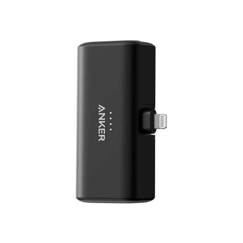 Anker Portable Charger - MFi Certified, 5000mAh Battery Pack, Built-in Lightning Connector, 12W Fast Charging, Compatible with iPhone 14/14 Pro/14 Plus/14 Pro Max, iPhone 13, and 12 Series (Black)