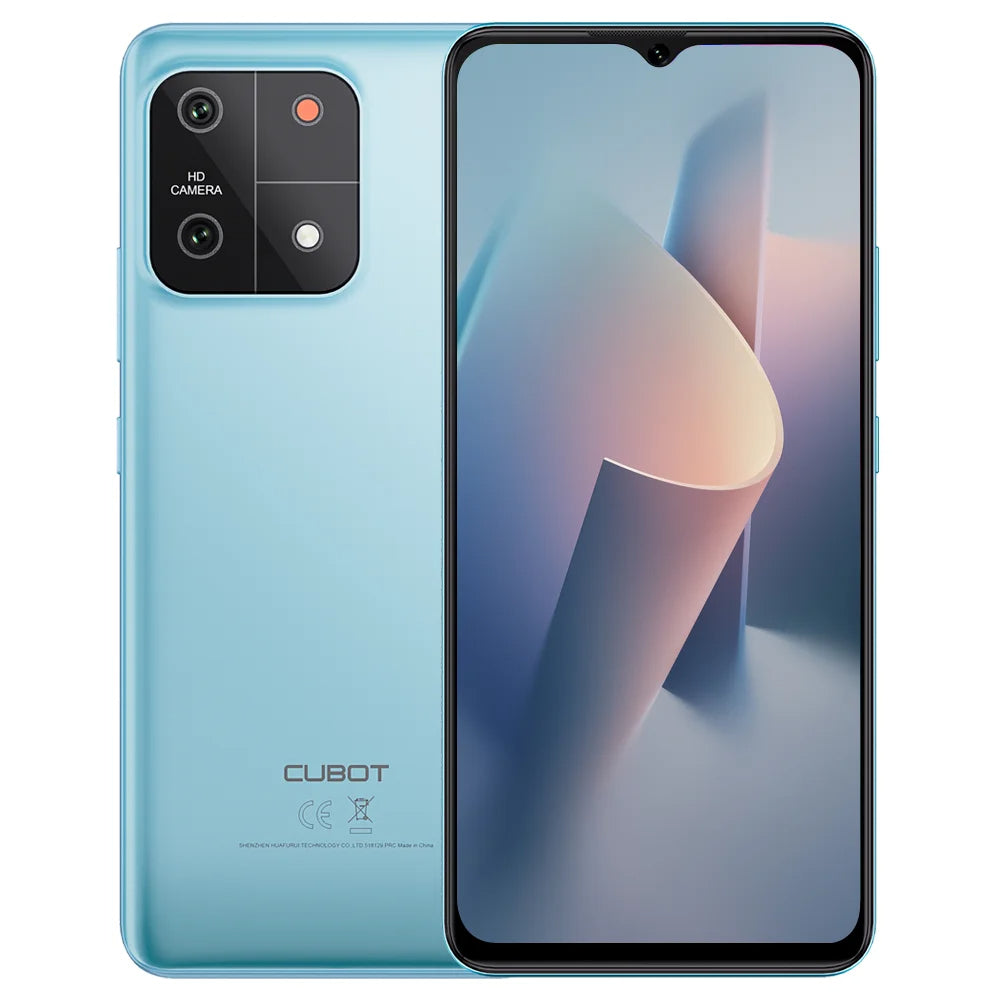 Cubot A1, Smartphone Android 13, Octa-core 8GB RAM, 128GB ROM, 6.56'' HD+ Screen, 13MP Camera, 5100mAh, Face ID