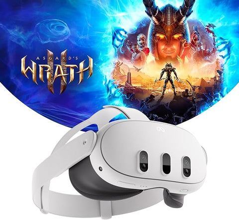 Meta Quest 3 128GB—Unveiling the Next-Gen Mixed Reality Experience! Immerse yourself in breakthrough technology delivering unparalleled performance. Dive into the Asgard’s Wrath 2 Bundle for an epic adventure