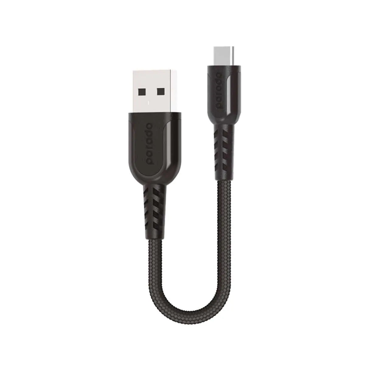 Porodo Metal Braided Type-c Cable - Black