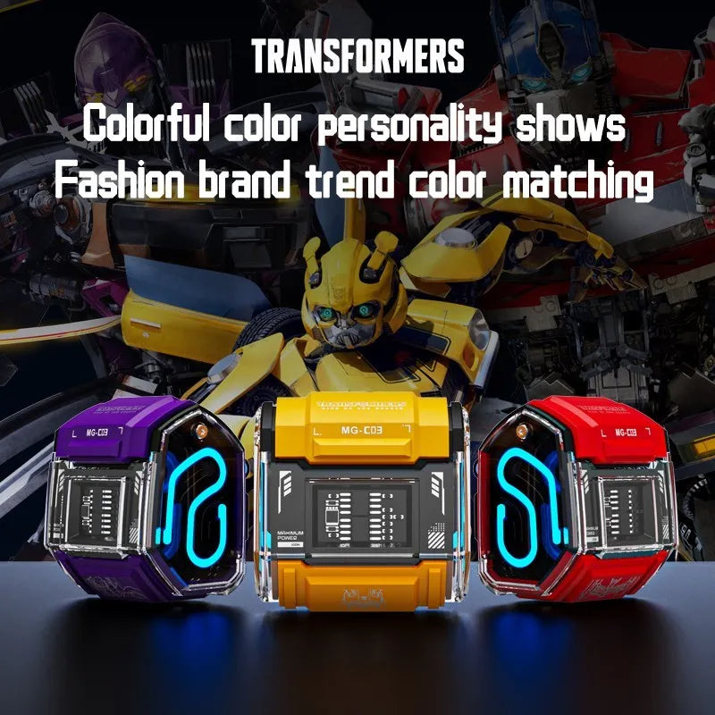 Transformers MG-C03 TWS Bluetooth 5.3 Gaming Earphones: Low Latency, Long Battery Life, Ideal for Music, Sports, and Gaming