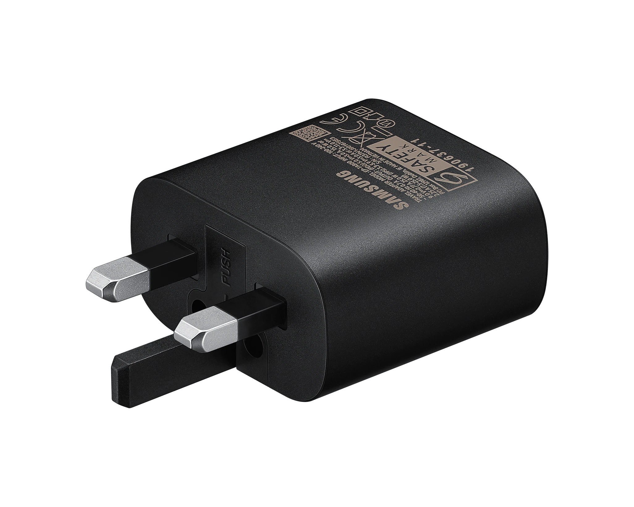 Samsung EP-TA800 25W Travel Adapter (Super Fast Charging with USB Type-C Cable) - Black